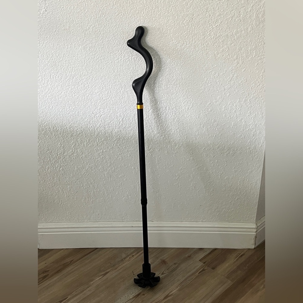 Campbell Posture Cane - Walking Stick Cane Foldable - Adjustable Height